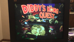 01 Donkey Kong Country 2 on a VGA CRT monitor with OSSC