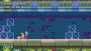 04 SonicMania filter test Size X3 Clean Filter in game