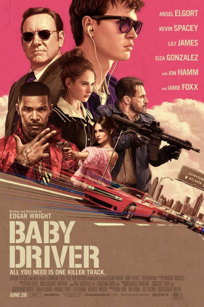 Baby Driver 2017 Movie Poster