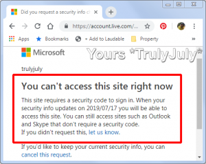 Watch out: #Microsoft takes 1 month to #update #account #info... 
https://trulyjuly.wordpress.com/2019/08/14/microsoft-takes-1-month-to-update-account-info. 
#Usability #Fail