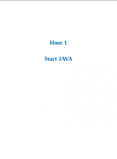JAVA For Beginners In 8 Hours Learn Coding Fast Java Programming Language Crash Course Java Quic 1 (