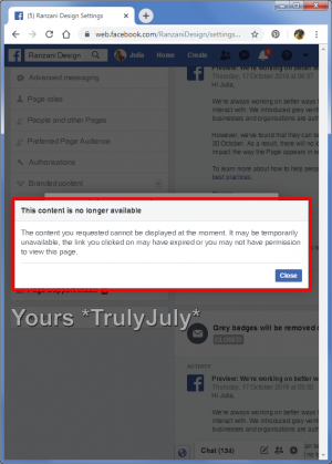 Facebook Dark Patterns leave no way to delete pseudo alerts: https://trulyjuly.wordpress.com/2019/11/21/facebook-dark-patterns-no-way-to-delete-pseudo-alerts.