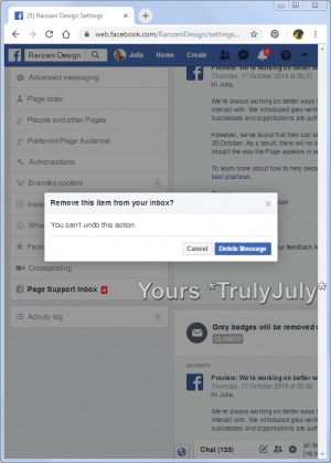 Facebook Dark Patterns leave no way to delete pseudo alerts: https://trulyjuly.wordpress.com/2019/11/21/facebook-dark-patterns-no-way-to-delete-pseudo-alerts.