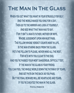 the man in the glass poem
