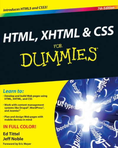 HTML, XHTML & CSS For Dummies (1)