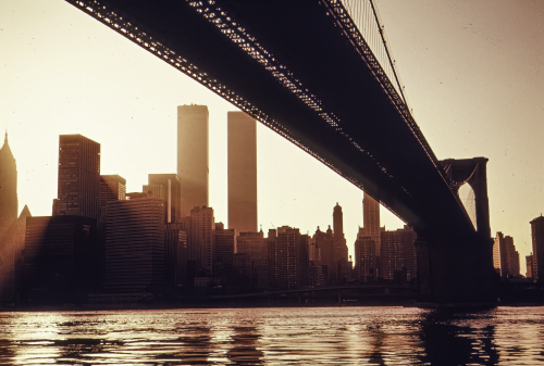 Brooklyn Bridge Amidst a Sunrise by Manhattan4