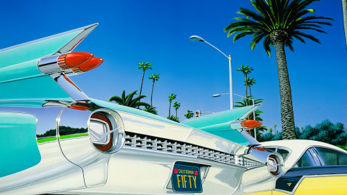 3248 California Fifty by Osamu Yamagishi (vaporwave car)
