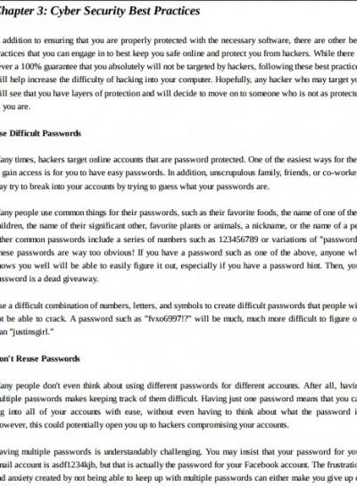 Cyber Security Understand Hacking and Protect Yourself and Your Organization From Ever Getting Hacke