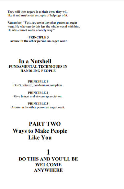 How to Win Friends and Influence People (3)