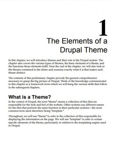 Drupal 5 Themes Create a new theme for your Drupal website with a clean layout and powerful CSS styl
