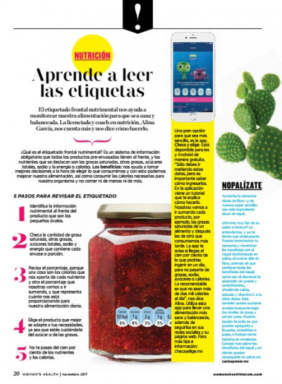 Women Health en Espanol Octubre 2017 (4)