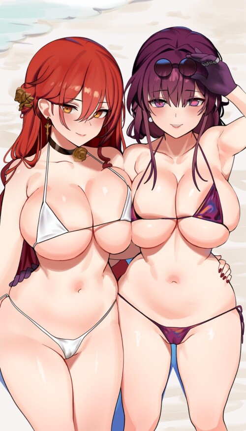  kafka and himeko honkai and 1 more drawn by ndgd d18eaa7592780246891ccd8adb1956c3