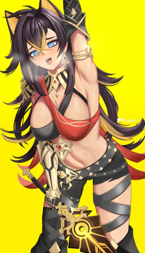  dehya genshin impact drawn by sembem sample 98e1a3ca4ea2e980393118d849ba42f7