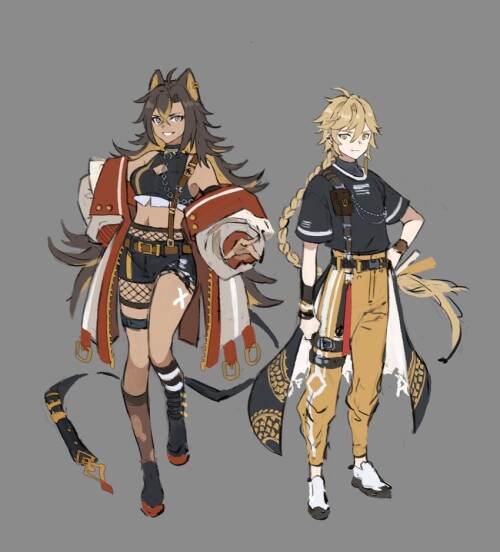  aether and dehya genshin impact drawn by papajay jennygin2 sample 131dfcf292440d6a103041d9e024f1b7