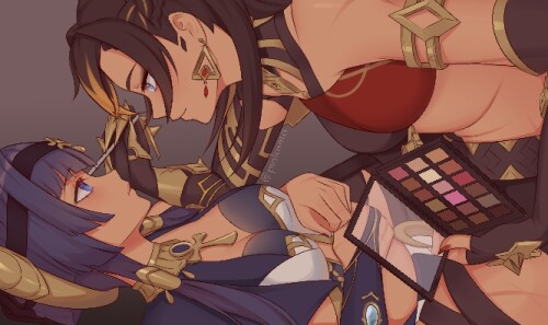  dehya and candace genshin impact drawn by pinkuma c3c12ca51e185b9ccca70b8de07a7d04