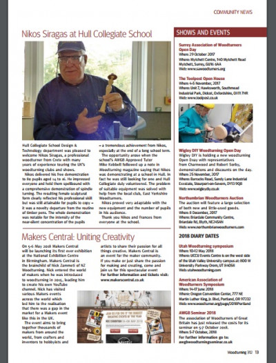 Woodturning Issue 312 December 2017 (4)