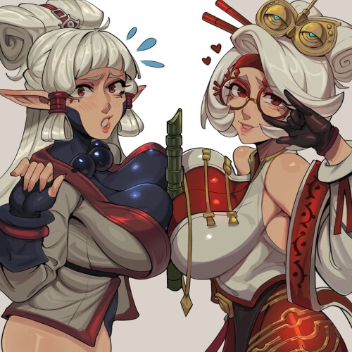  paya and purah the legend of zelda and 1 more drawn by cosita art sample c9b2df1b8f22302af89aba887d