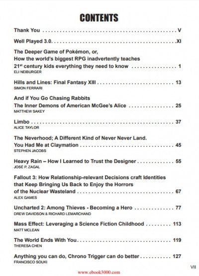 Well Played 3.0 Video Games, Value And Meaning (2)