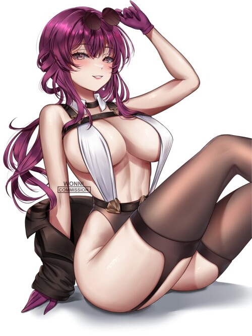  kafka honkai and 1 more drawn by wonnikon sample 75957b3c4a23b9dfa8fb27d6f45ef715
