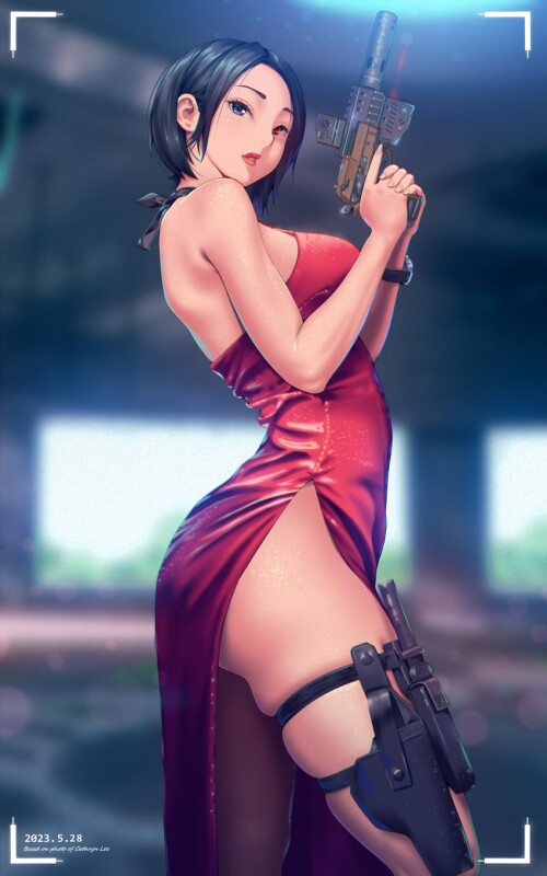  ada wong resident evil drawn by a x sample 4e0ab54d14cf3de971f85b0114859b61