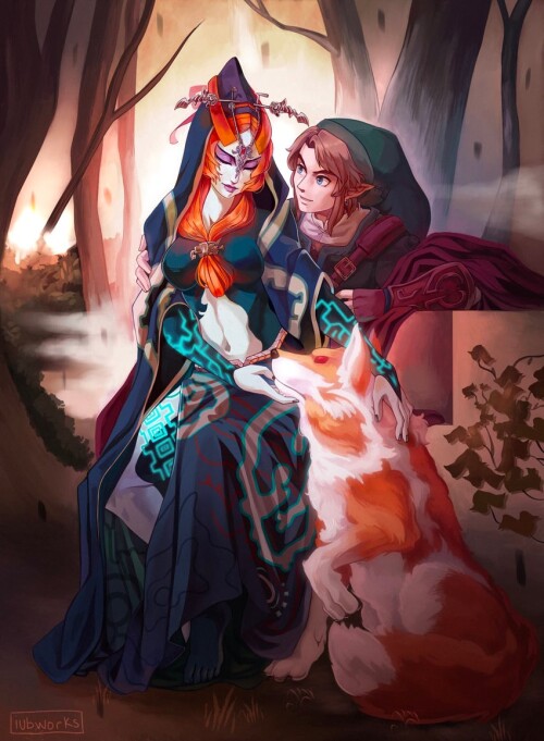  link midna and midna the legend of zelda and 2 more drawn by ayuuniiart sample c87ad375f9b911b78f59