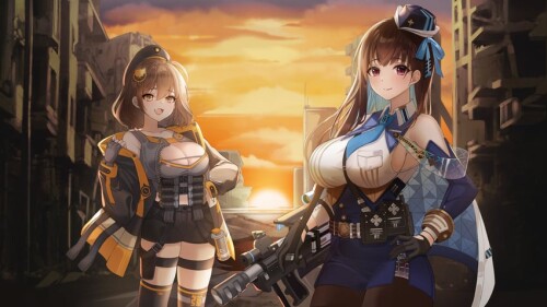  anis and marian goddess of victory nikke drawn by lebring sample 5c330de7e7bf4f16fc72f9e6ef8f243c