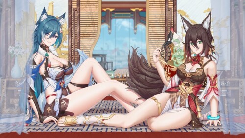  tingyun and yukong honkai and 1 more drawn by suzhi2333 sample 4ac79349d80160253d007203d2d66739