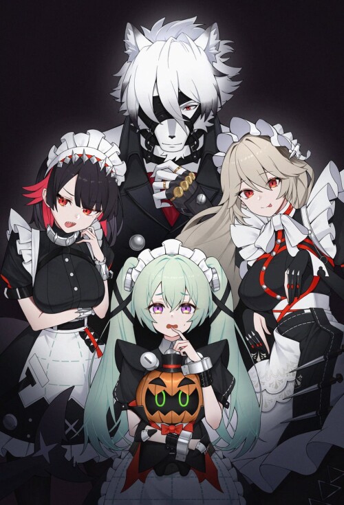  ellen joe von lycaon corin wickes alexandrina sebastiane and butler zenless zone zero drawn by elae