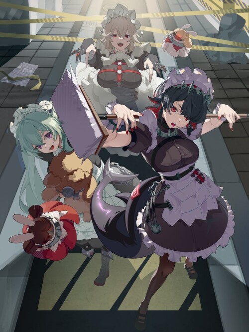  ellen joe corin wickes alexandrina sebastiane drusilla and anastella zenless zone zero drawn by zhi