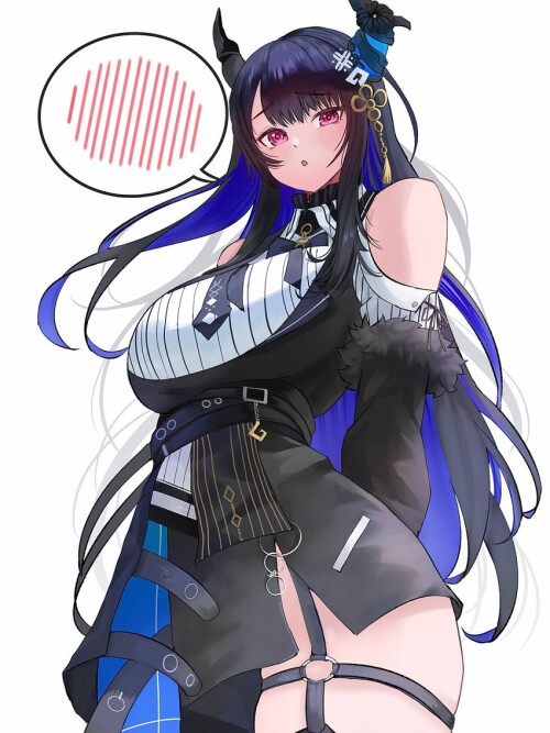  nerissa ravencroft and nerissa ravencroft hololive and 1 more drawn by kumomo sample ef7df76ce0283e