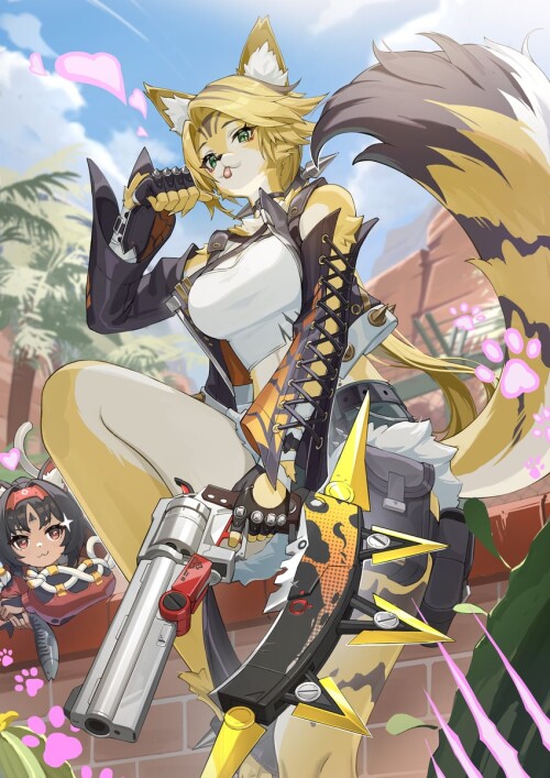  nekomiya mana and pulchra fellini zenless zone zero drawn by rx c sample 317d9c78bd6497bb1c7a0dcb24