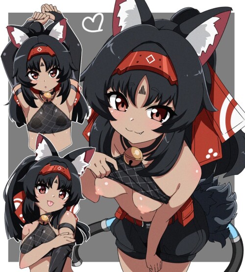  nekomiya mana zenless zone zero drawn by zuyosh sample 8bbe21b36a9e93e3d102d31b47134f57