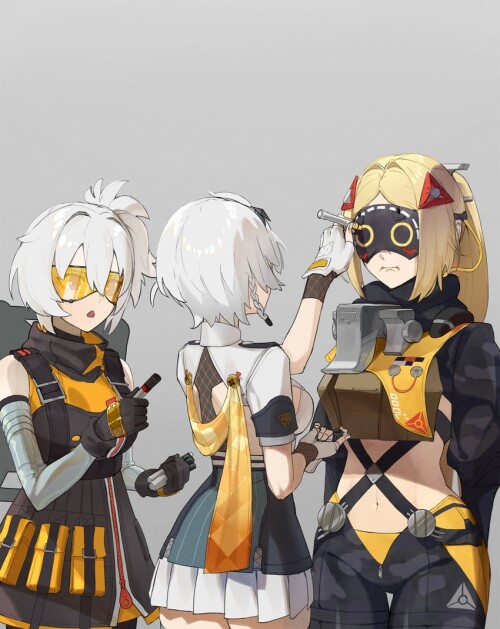  anby demara soldier 11 anby demara and trigger zenless zone zero drawn by lempika sample f4eed12001