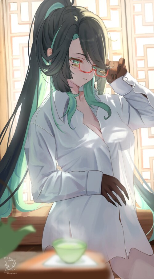  xianyun genshin impact drawn by sazanami re n rentaro sample df67327998853f676808004b08915a68