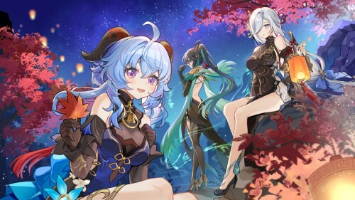  ganyu shenhe cloud retainer xianyun ganyu and 1 more genshin impact drawn by gou lianlian dogface s