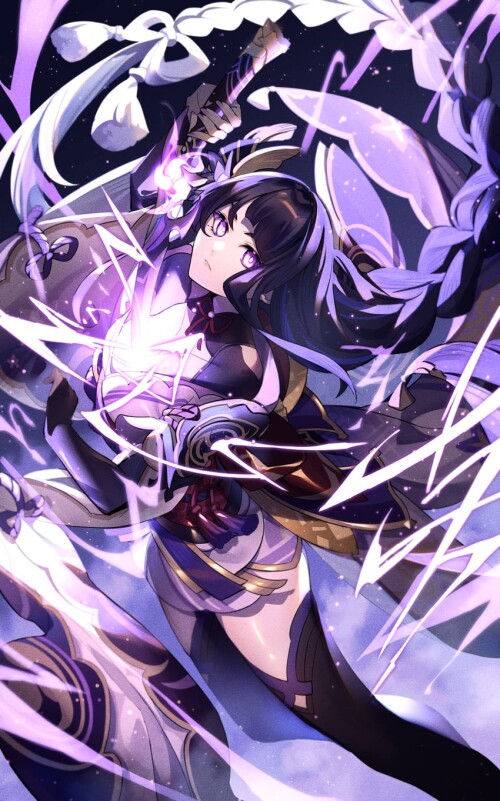  raiden shogun genshin impact drawn by hizuki miya sample 09bdd8b9c96527cbc35ce334d0ea656f