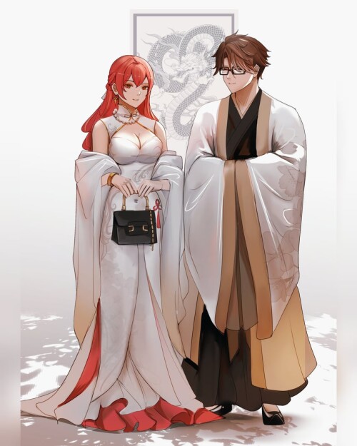  himeko and welt yang honkai and 1 more drawn by notgustiarp sample a956cb1afec414c5c7bd8f38c06f1206