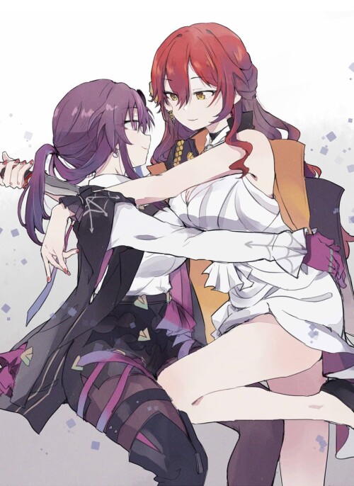  kafka and himeko honkai and 1 more drawn by fud sample 5b0f297cf368137d5babb12405d0e551