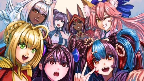  tamamo nero claudius tamamo no mae nero claudius yang guifei and 4 more fate and 1 more drawn by su