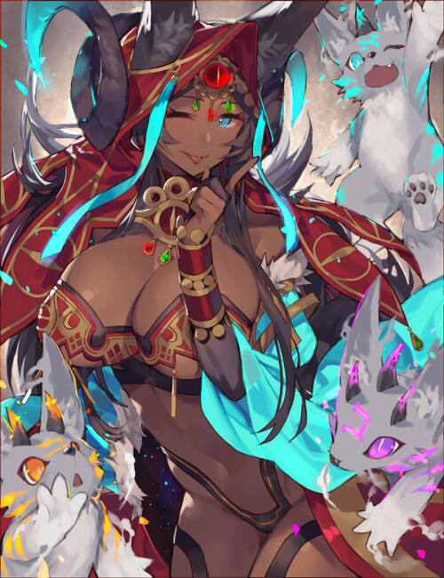  queen of sheba fate and 1 more drawn by aemochi 8bdbb29b9913043eebd0b50c702941a7