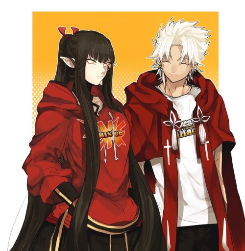  semiramis and amakusa shirou fate and 1 more drawn by u 5ham0 sample d236b84e1dd9da148868f0f56b17bc