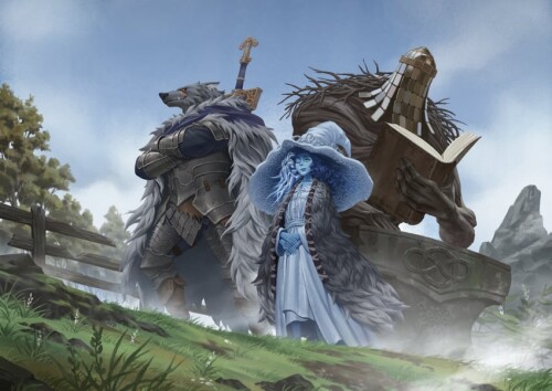  ranni the witch blaidd the half wolf and war counselor iji elden ring drawn by shiqiu sample b65f71