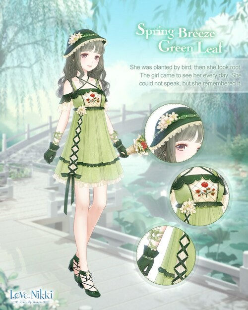 Spring Breeze Green Leaf 01