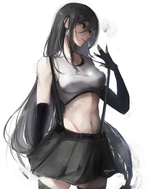  tifa lockhart final fantasy and 2 more drawn by shiszukaa sample 22563c4bcd7dcad0d8115b4dc5effdf0