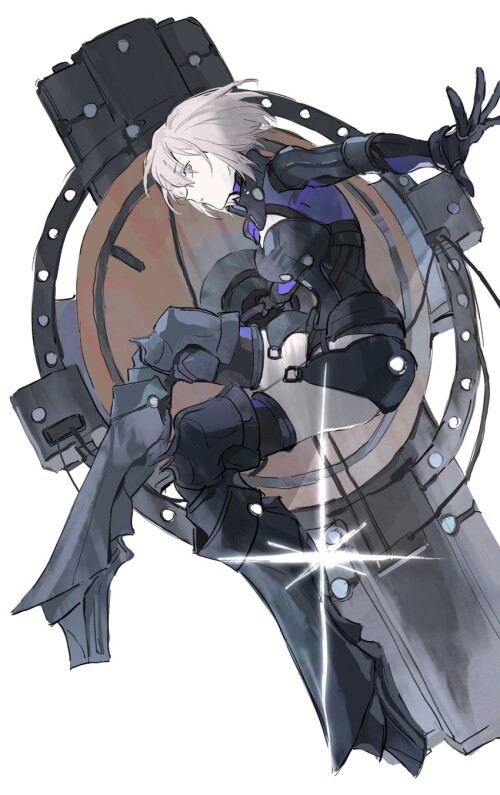  mash kyrielight and mash kyrielight fate and 1 more drawn by mimulishizi sample 44ae80fd880b5054d25