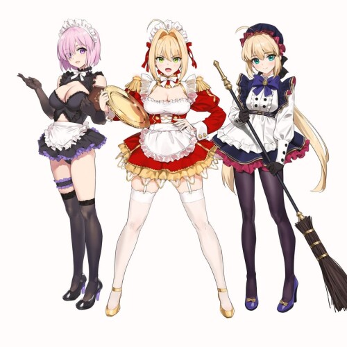  artoria pendragon mash kyrielight nero claudius nero claudius and artoria caster fate and 2 more dr