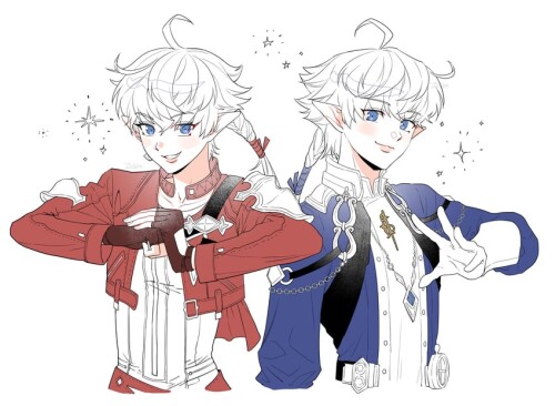  alisaie leveilleur and alphinaud leveilleur final fantasy and 1 more drawn by zeldm sample 3c505351