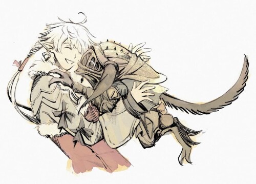  alisaie leveilleur and ga bu final fantasy and 1 more drawn by zoe0701 sample b6bcb8746d94029356f64