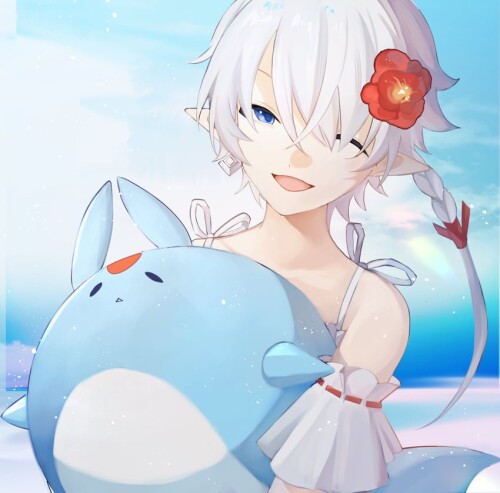  alisaie leveilleur and carbuncle final fantasy and 1 more drawn by slixin sample a41699527100360a89