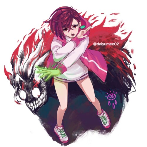  ayase momo and takakura ken dandadan drawn by daiyumee02 sample ae9842bb0717d7deb02e16f0026c0b66